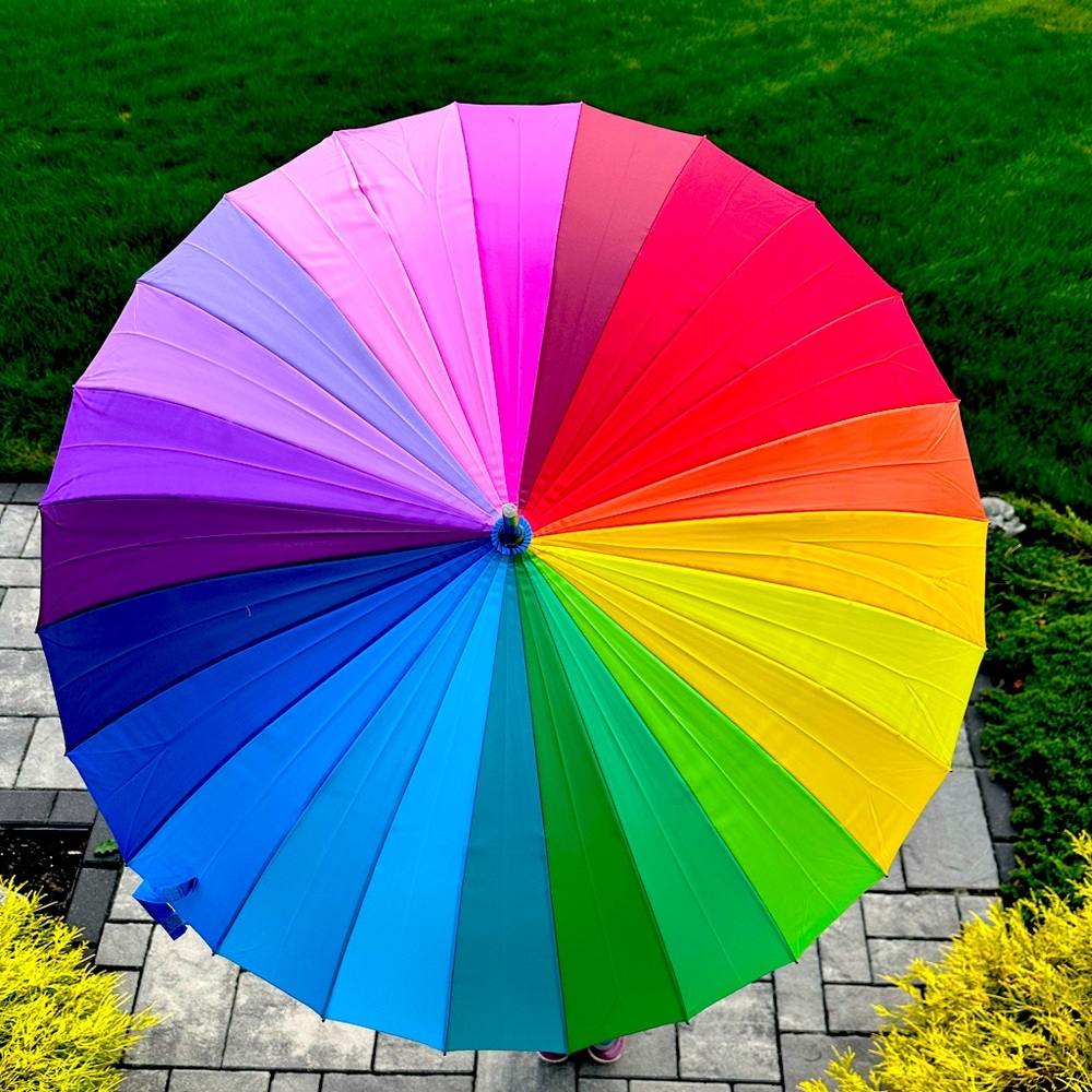 Rainbow umbrella